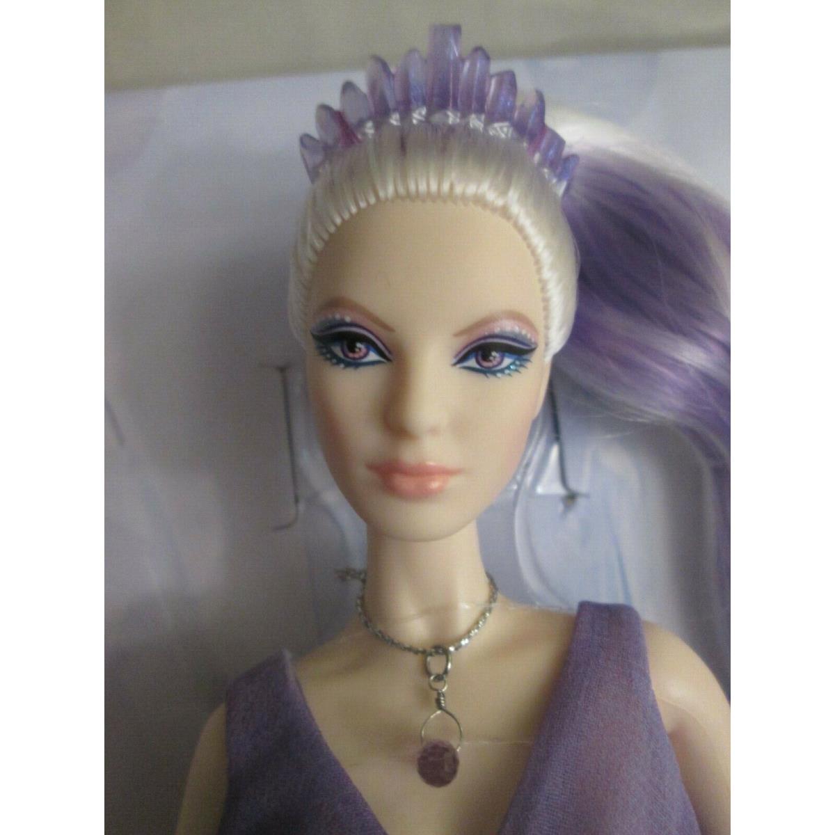 Mattel Barbie Signature Crystal Fantasy Collection Amethyst Doll Nrfb Purple