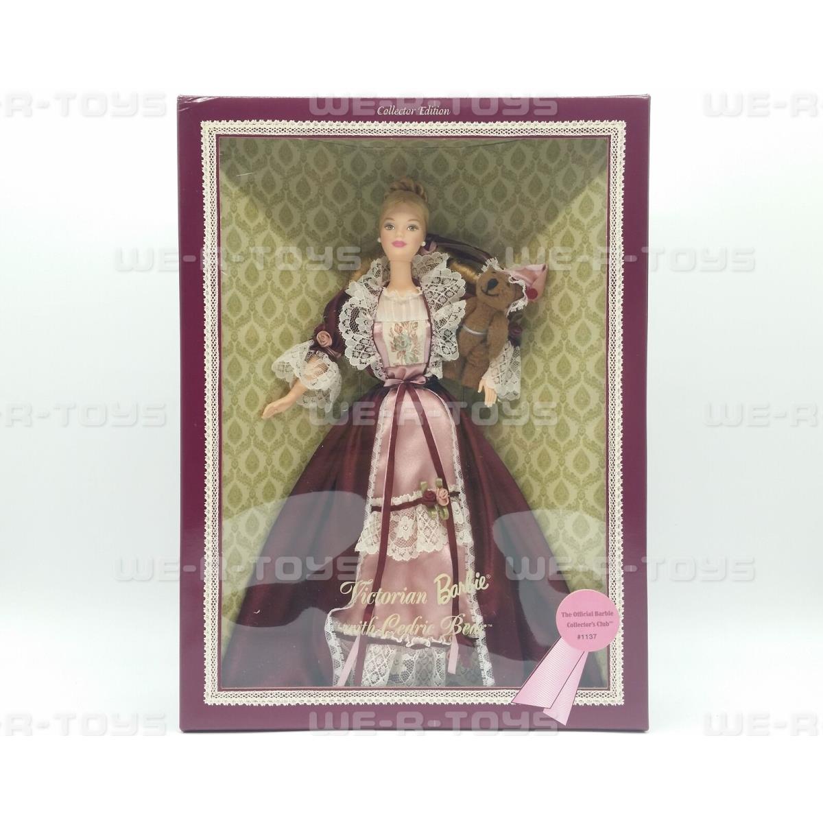 Victorian Barbie W/cedric Bear The Official Barbie Collector`s Club 1137 Nrfb