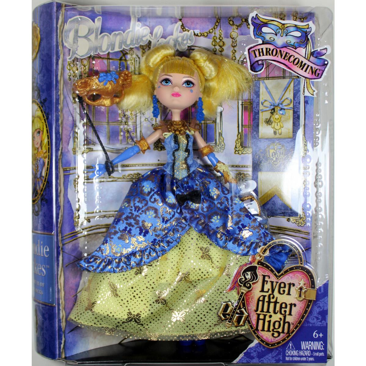 Ever After High Blondie Lockes Thronecoming Doll Mattel Retired