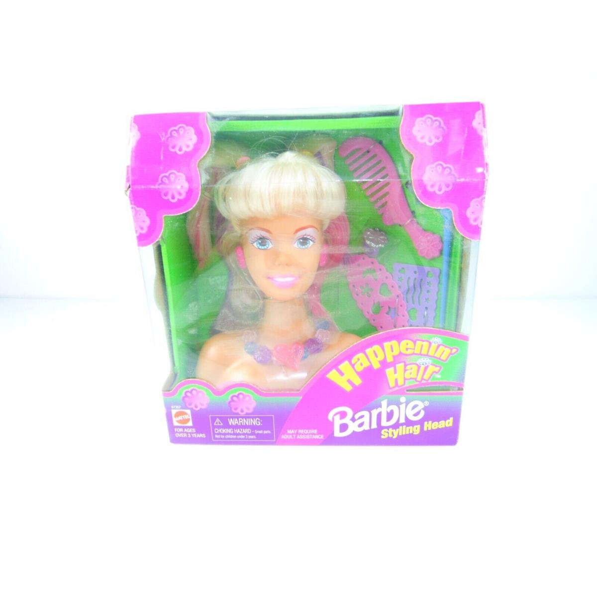 Vintage Happenin Hair Barby Styling Head 1998 Mattel