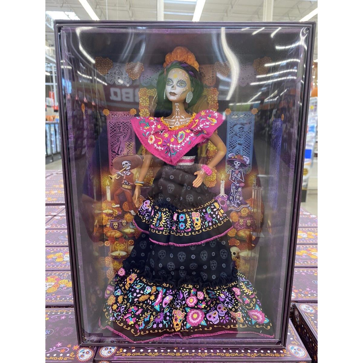 Barbie Dia De Los Muertos 2021 Mattel Doll Collectible Day Of The Dead Free S/h