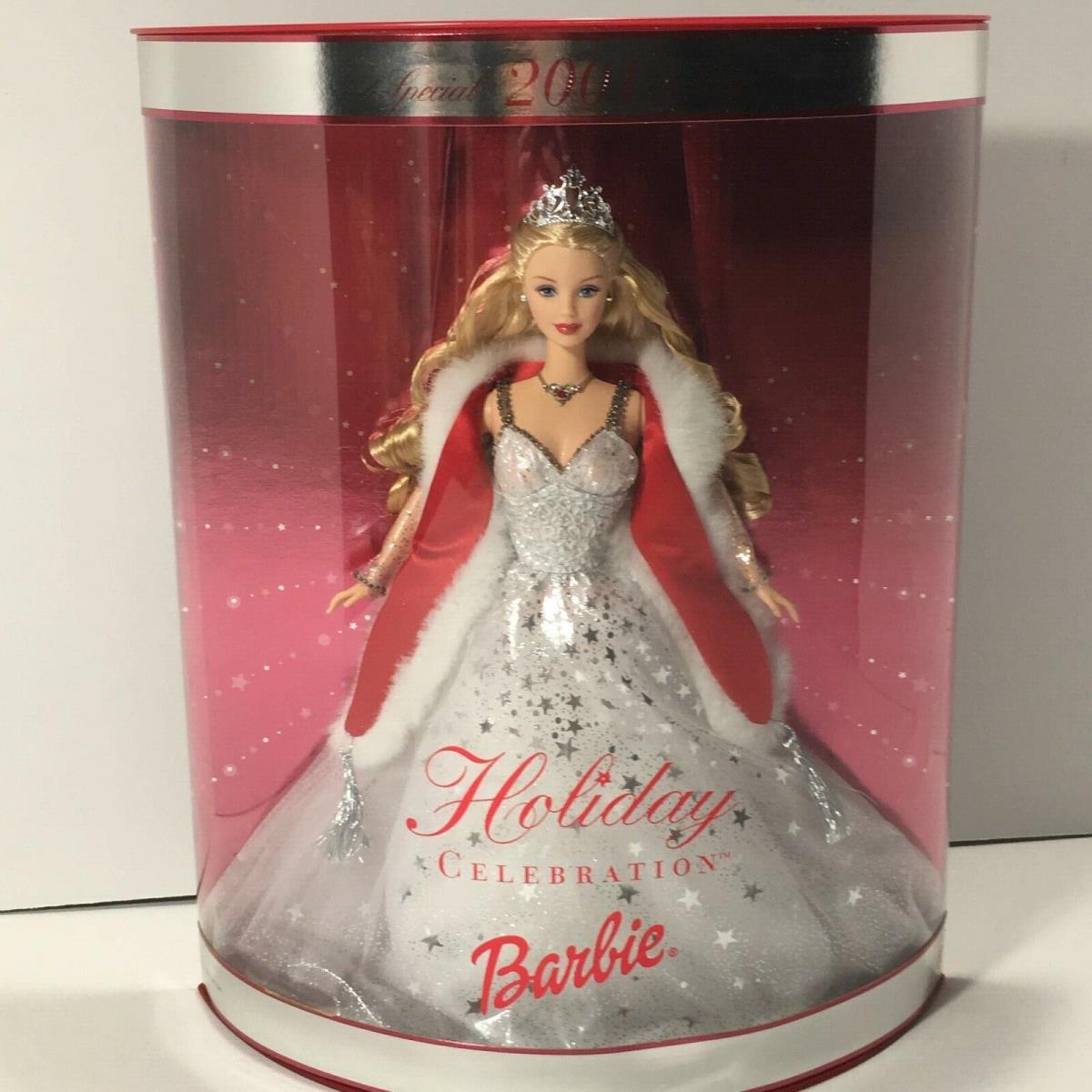 2001 Holiday Celebration Barbie Doll Special Edition 50304 Christmas Mattel