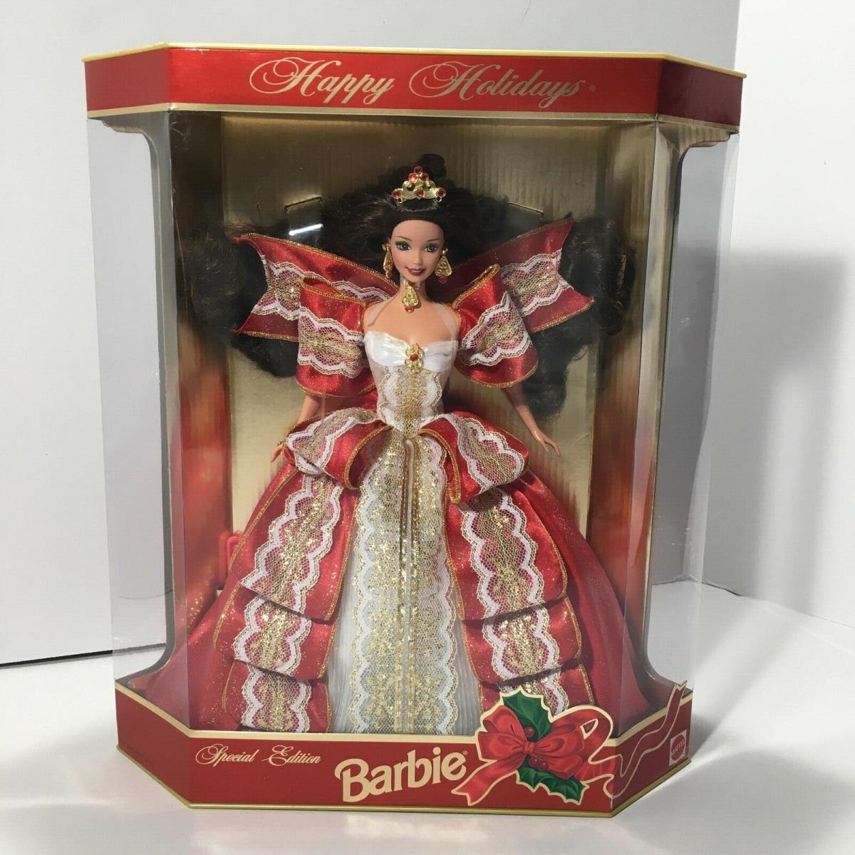 Vintage 1997 Happy Holidays Barbie Doll Special Edition 17832 Christmas Mattel