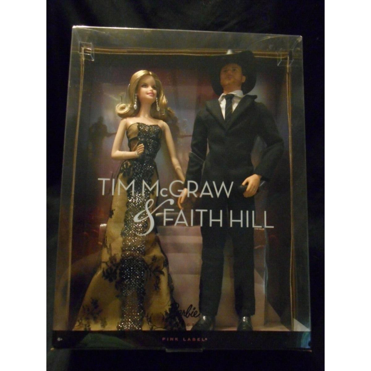 Barbie Tim Mcgraw Faith Hill Pink Label Barbie Collector Nrfb