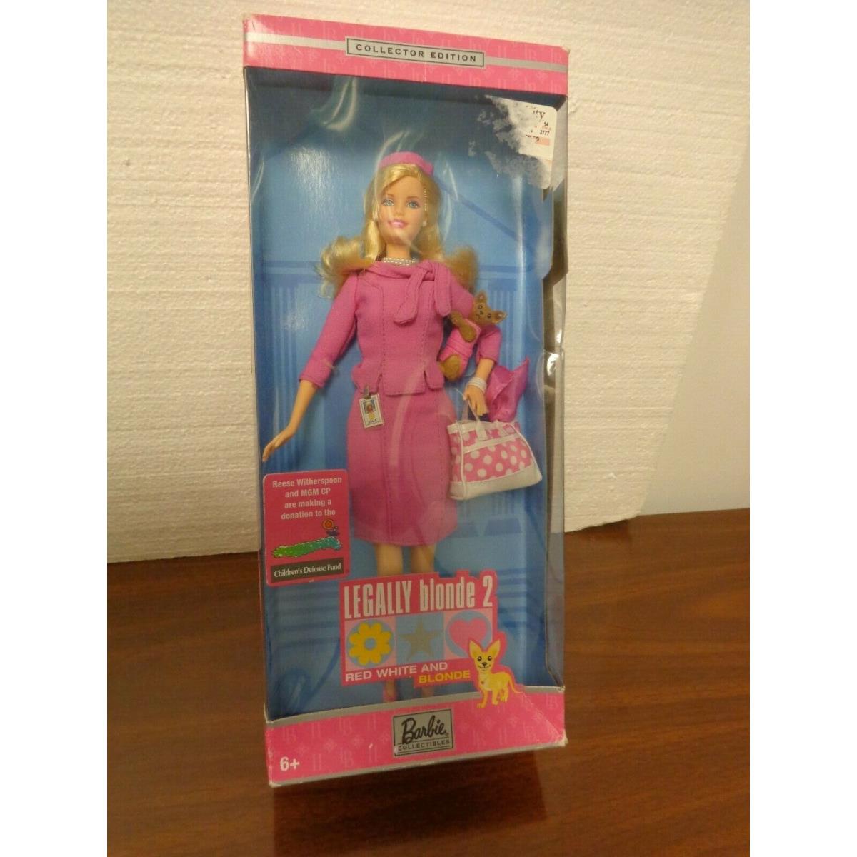 Collectible Barbie as Elle Woods In Legally Blonde 2 Collector Edition Barbie