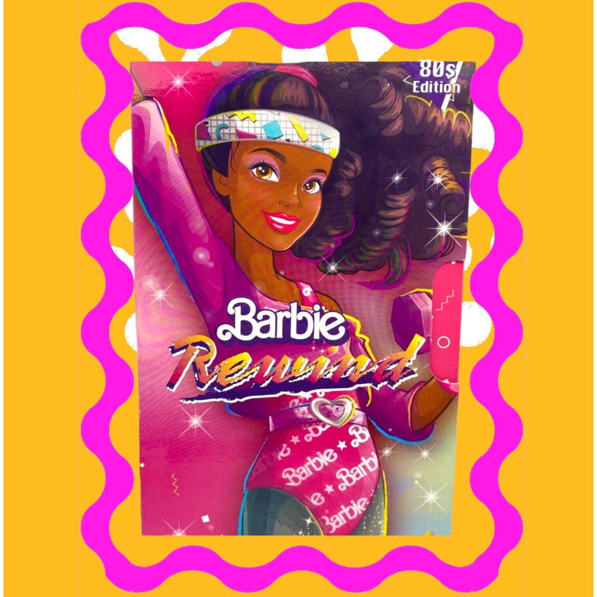 2021 Mattel Barbie Rewind 80`S Edition African American Doll Workout Look