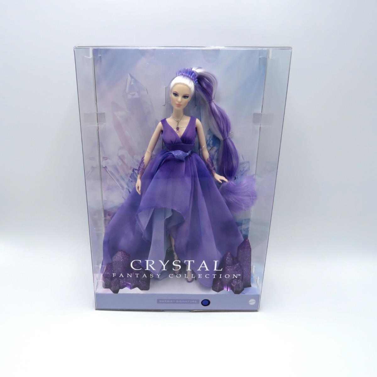 Barbie Crystal Fantasy Amethyst Doll Crystalline Dream Exclusive In Hand