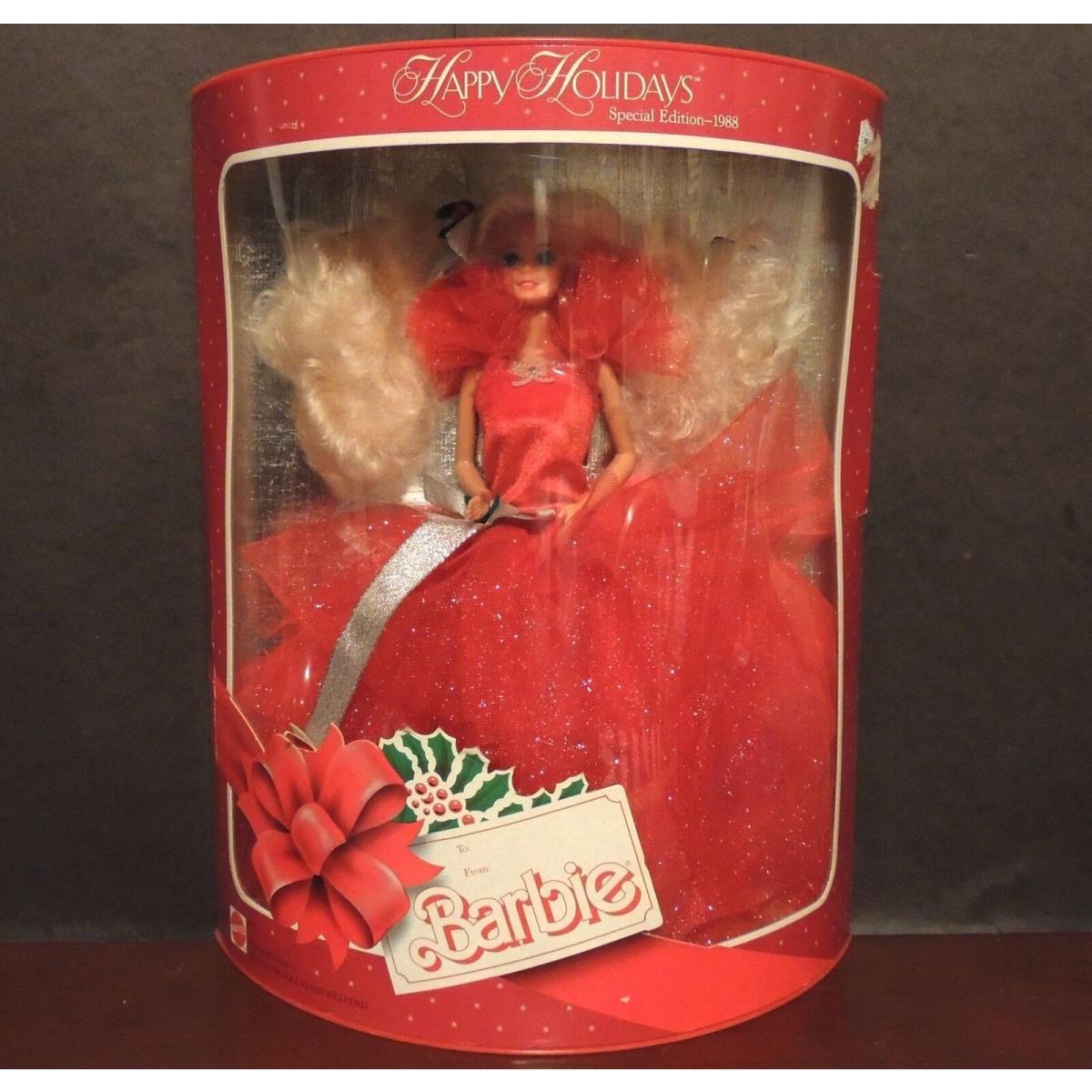 Special Edition 1988 Happy Holidays Barbie Doll First Release in The Series 1703