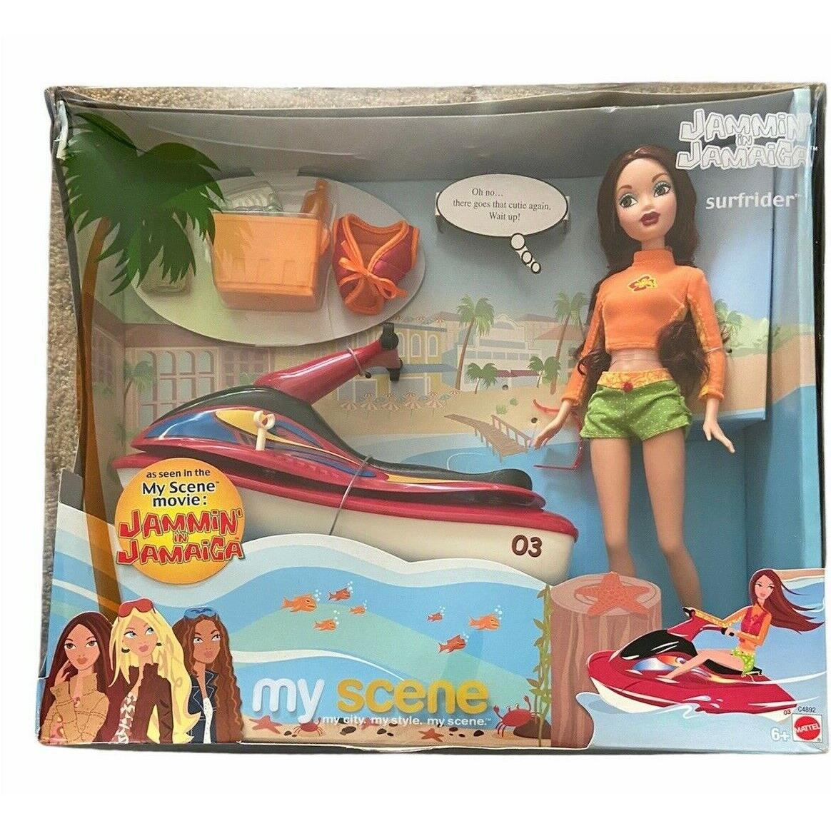 Barbie My Scene Chelsea Jammin` in Jamaica Surfrider Gift Set 2003 Rare