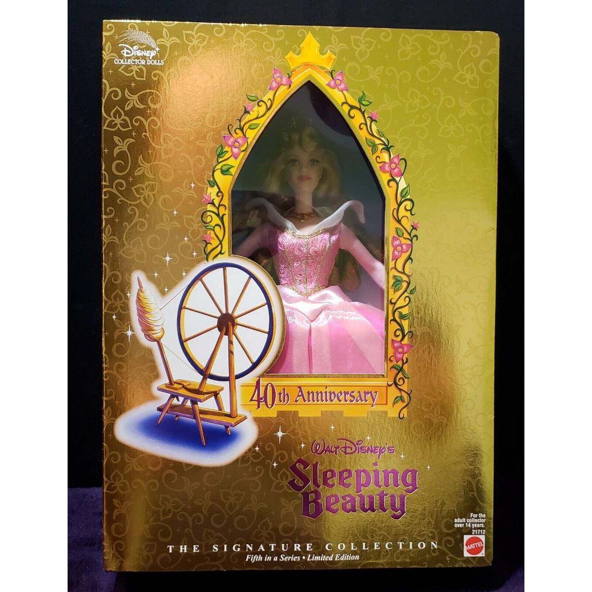 Walt Disney`s 40th Anniversary Sleeping Beauty Barbie Never Opened