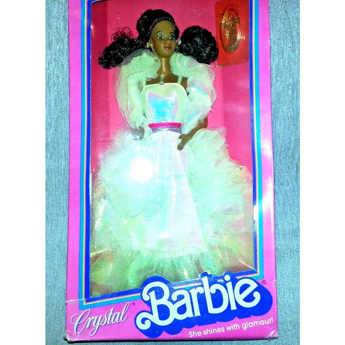 Crystal Barbie Doll African American 1983 Mattel 4859 Ages 3+ Rare Vintage