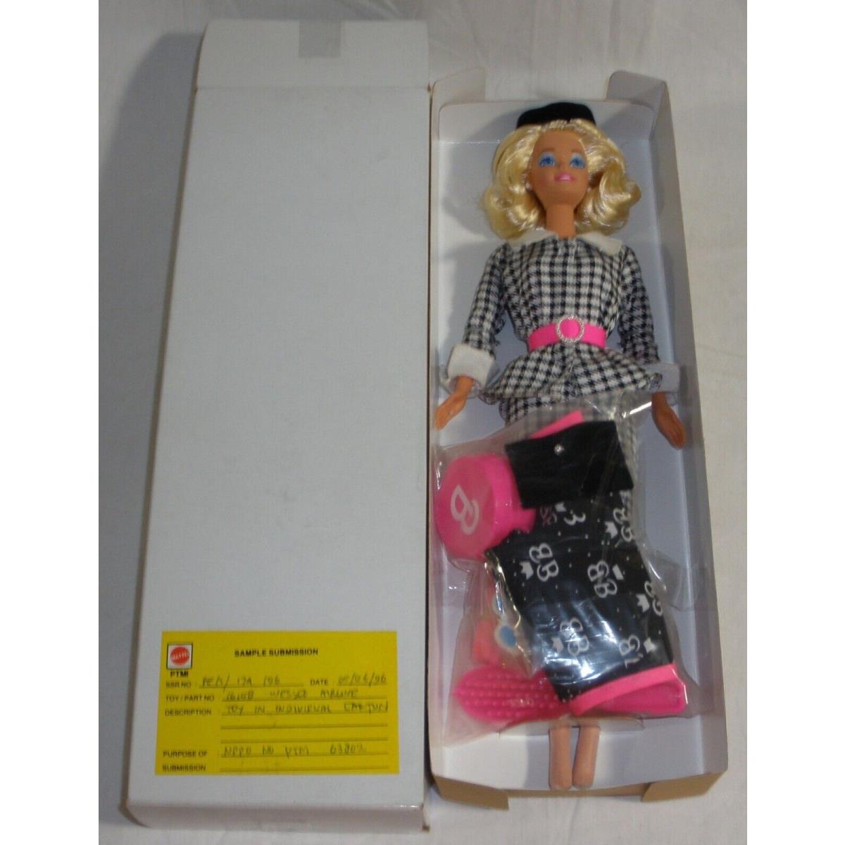 Barbie International Travel Sample Submission 16158 Mib