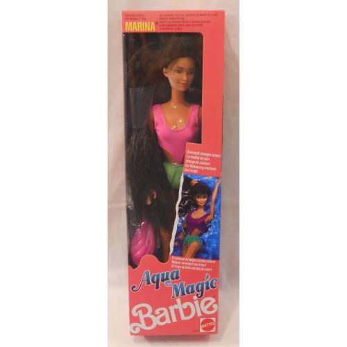 1989 4120 Marina Aqua Magic Barbie Doll Foreign Ed