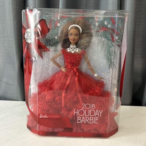 2018 Holiday Barbie Signature Doll Nikki African American Collectible Mattel