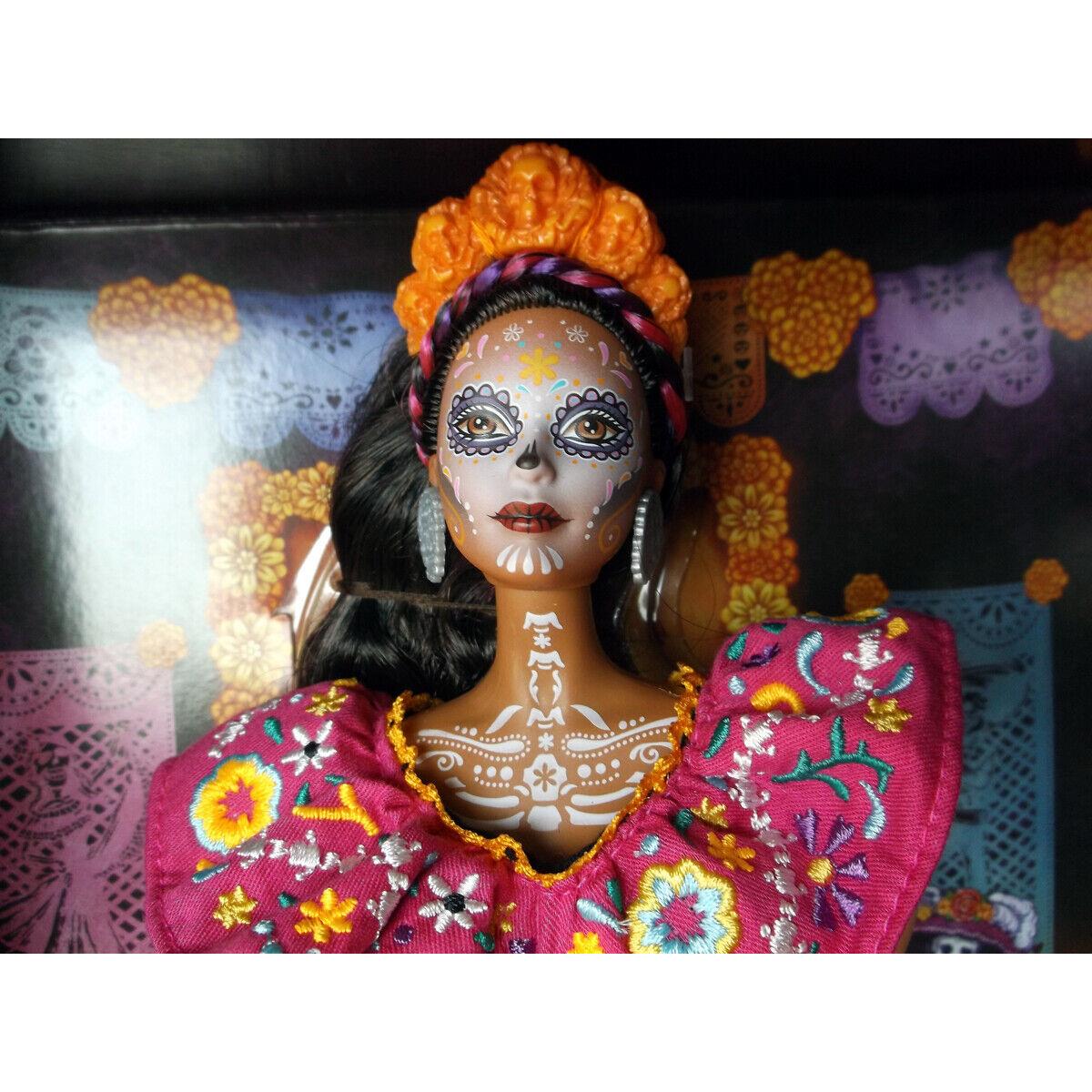 2021 Dia De Los Muertos Barbie with Mattel Shipper Nrfb