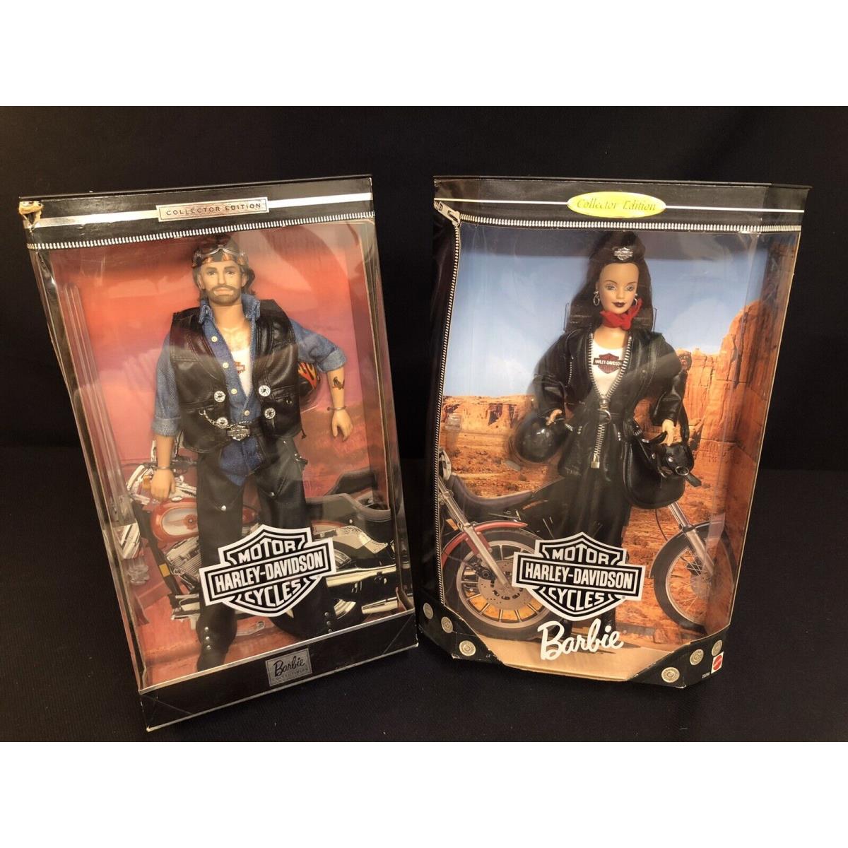 Harley Davidson Barbie and Ken Collectors Edition 1998 Vintage Mattel