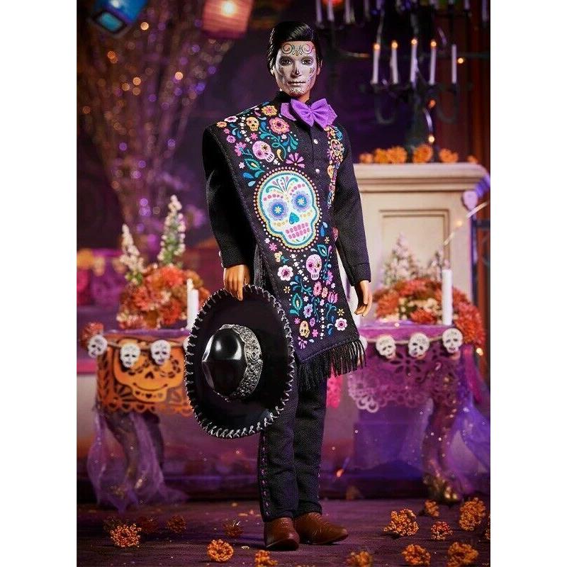 Ken Barbie 2021 Dia De Los Muertos Day of The Dead Doll Mattel IN Hand