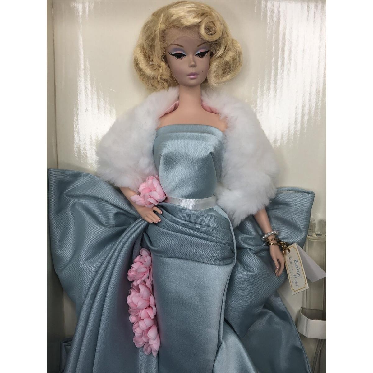 12 Mattel Barbie Doll Silkstone Fashion Model Delphine Elegant Blonde Nrfb