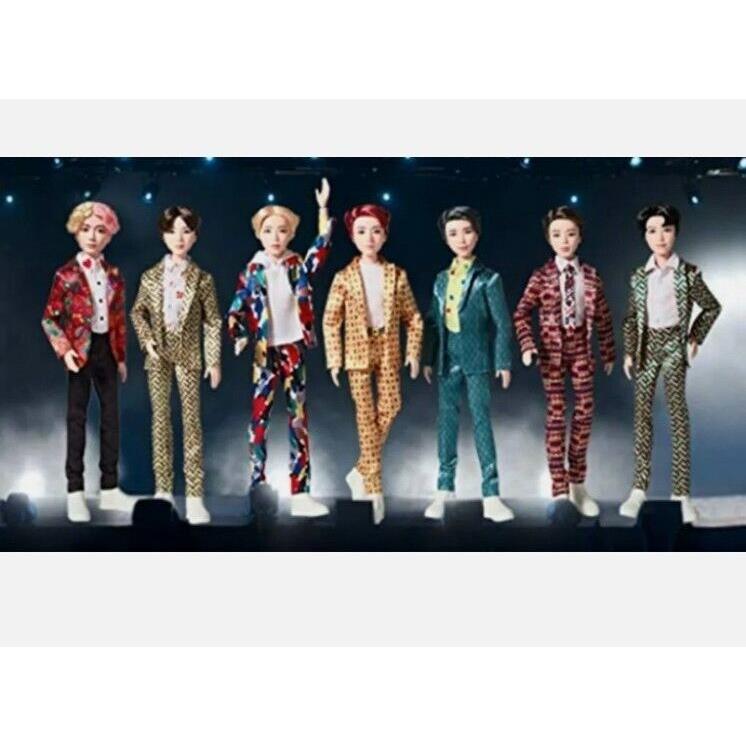 Bts Army Barbie Dolls Set Idol Mattel Suga V Jimin RM Jin Junk Kook J-hope