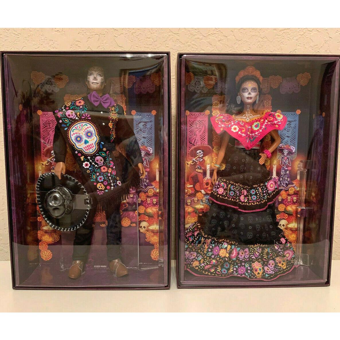 Barbie and Ken Dia DE Los Muertos Doll 2021 Day OF The Dead Order In-hand