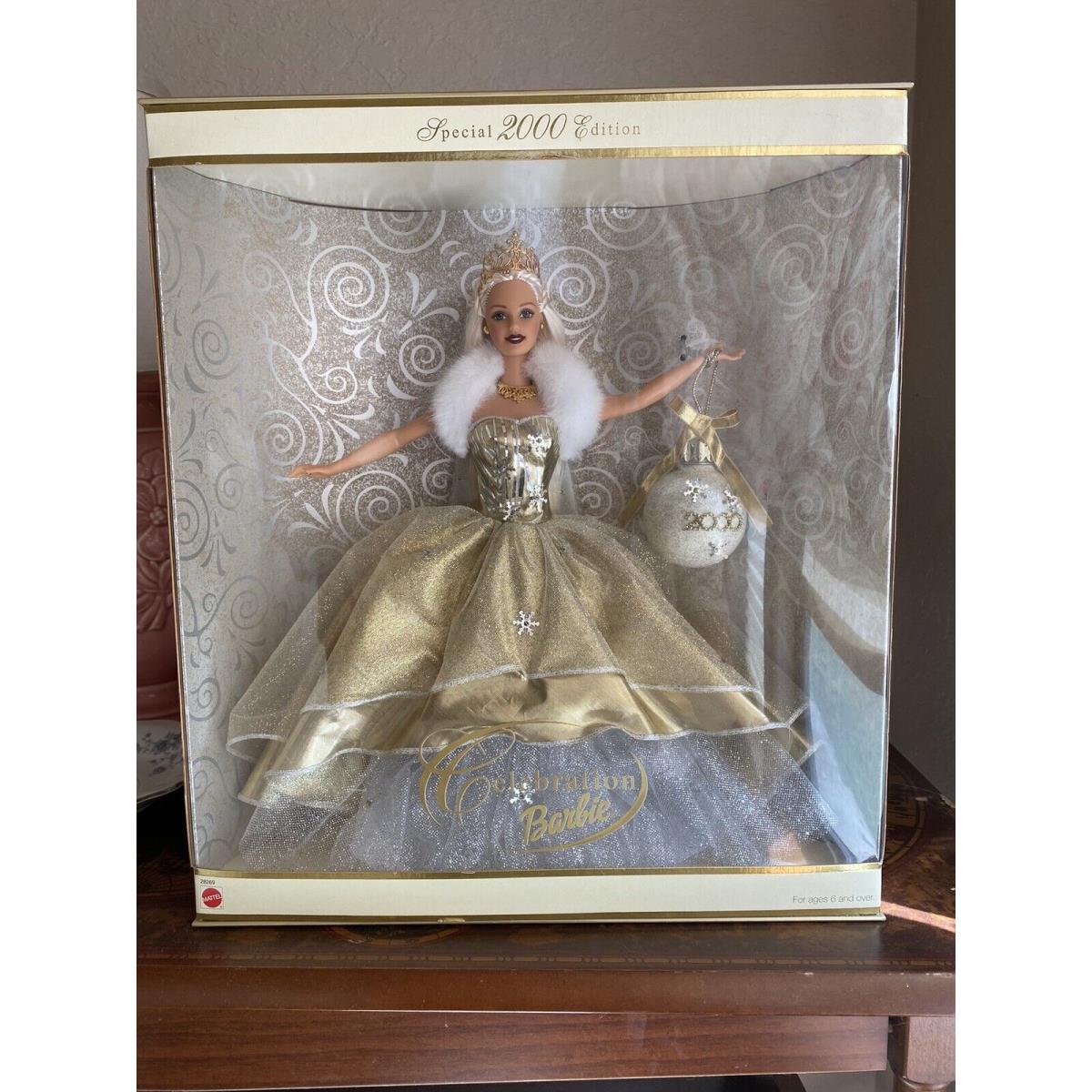 2000 Millenium Celebration Barbie Mint Collector`s Edition Gold