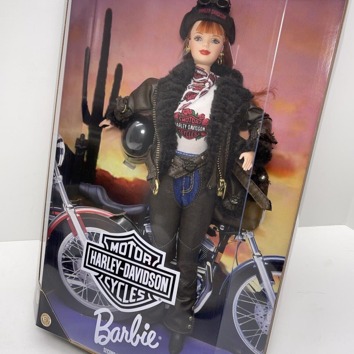 1998 Harley Davidson Barbie 20441 Redhead 2nd in Series Vintage Mattel