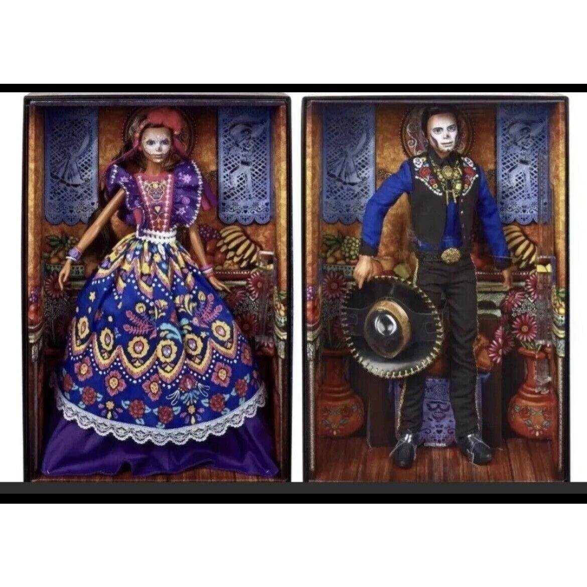 Barbie Ken Dia De Los Muertos Day of The Dead Doll Set 2022