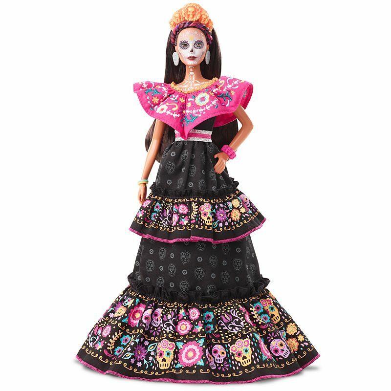 Barbie and Ken Set Dia de Los Muertos Dolls 2021 Day of The Dead Factory Boxed