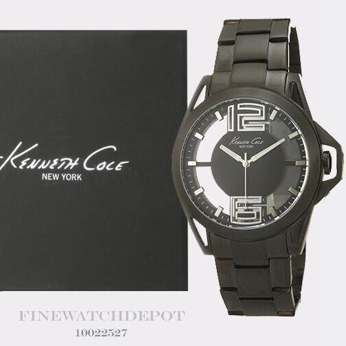 Kenneth Cole Transparency Black Men`s Watch 10022527