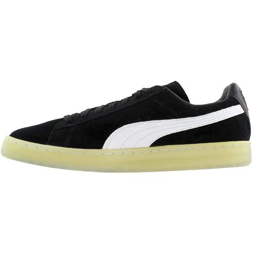 Puma Suede V2 Distinct Life 364826-01 Men`s Black White Sneakers Shoes C1493