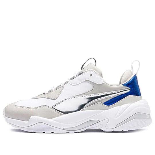 Puma Thunder Electric 367998-02 Women`s White/gray/blue Running Shoes C1144 7.5