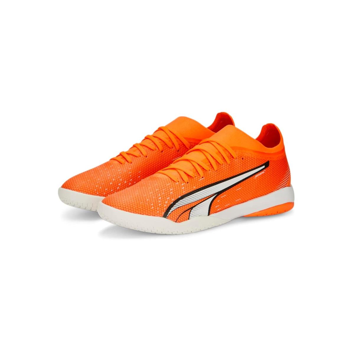 Man`s Sneakers Athletic Shoes Puma Ultra Match IT Ultra Orange/Puma White/Blue Glimmer