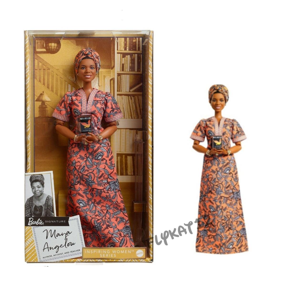 Black Label Maya Angelou Barbie Signature Inspiring Women Series Collectors Doll