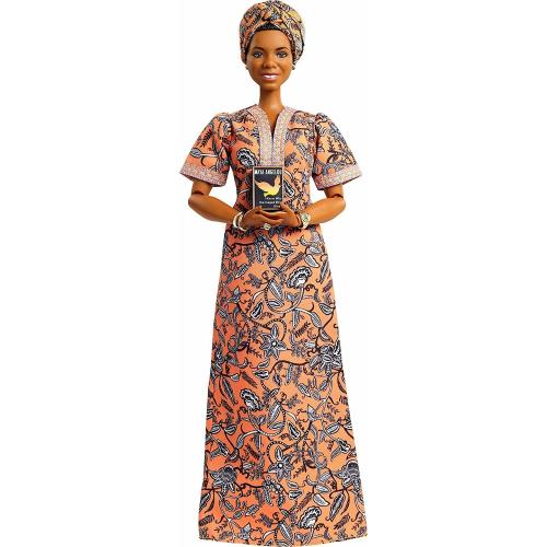 Barbie Inspiring Women Maya Angelou Doll w/ Stand Certificate of Authenticity