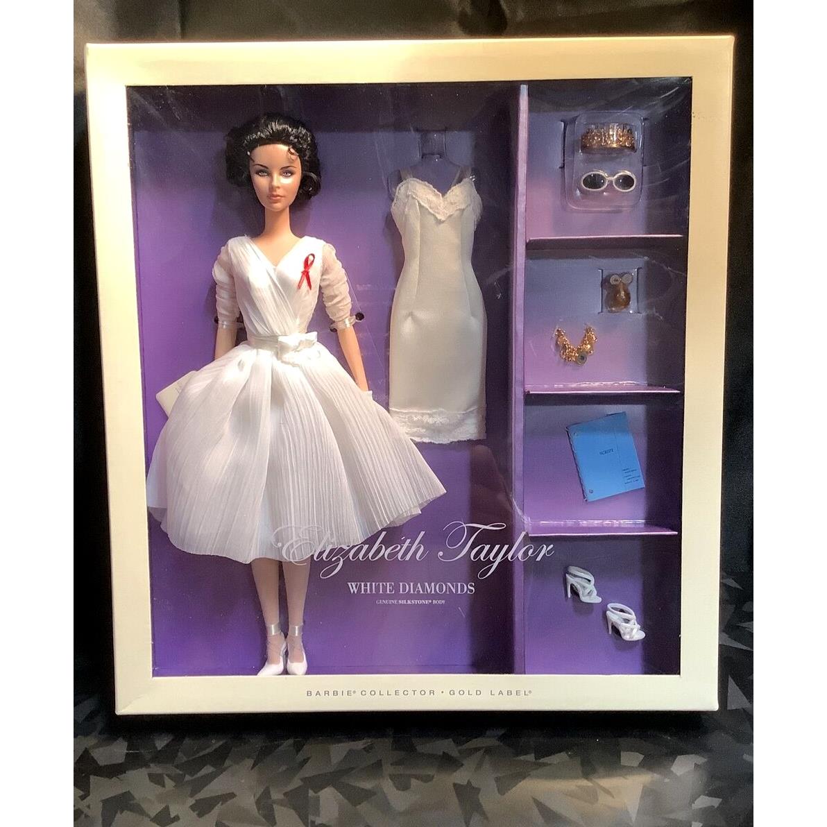 Barbie - Elizabeth Taylor White Diamonds Silkstone Barbie W3471 - 2012