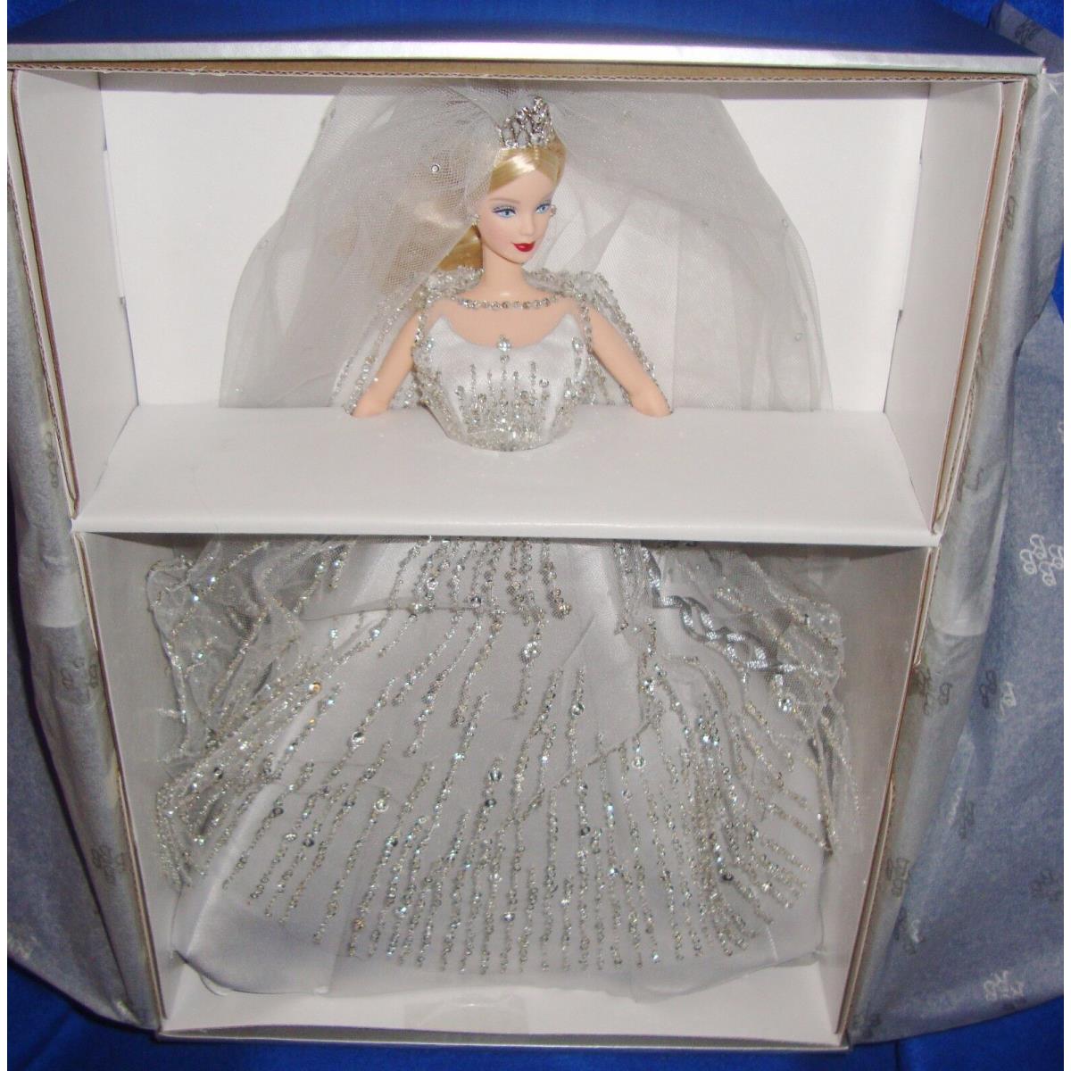 2000 Millennium Bride Barbie Limited to 10000 Mib with Shipper Box