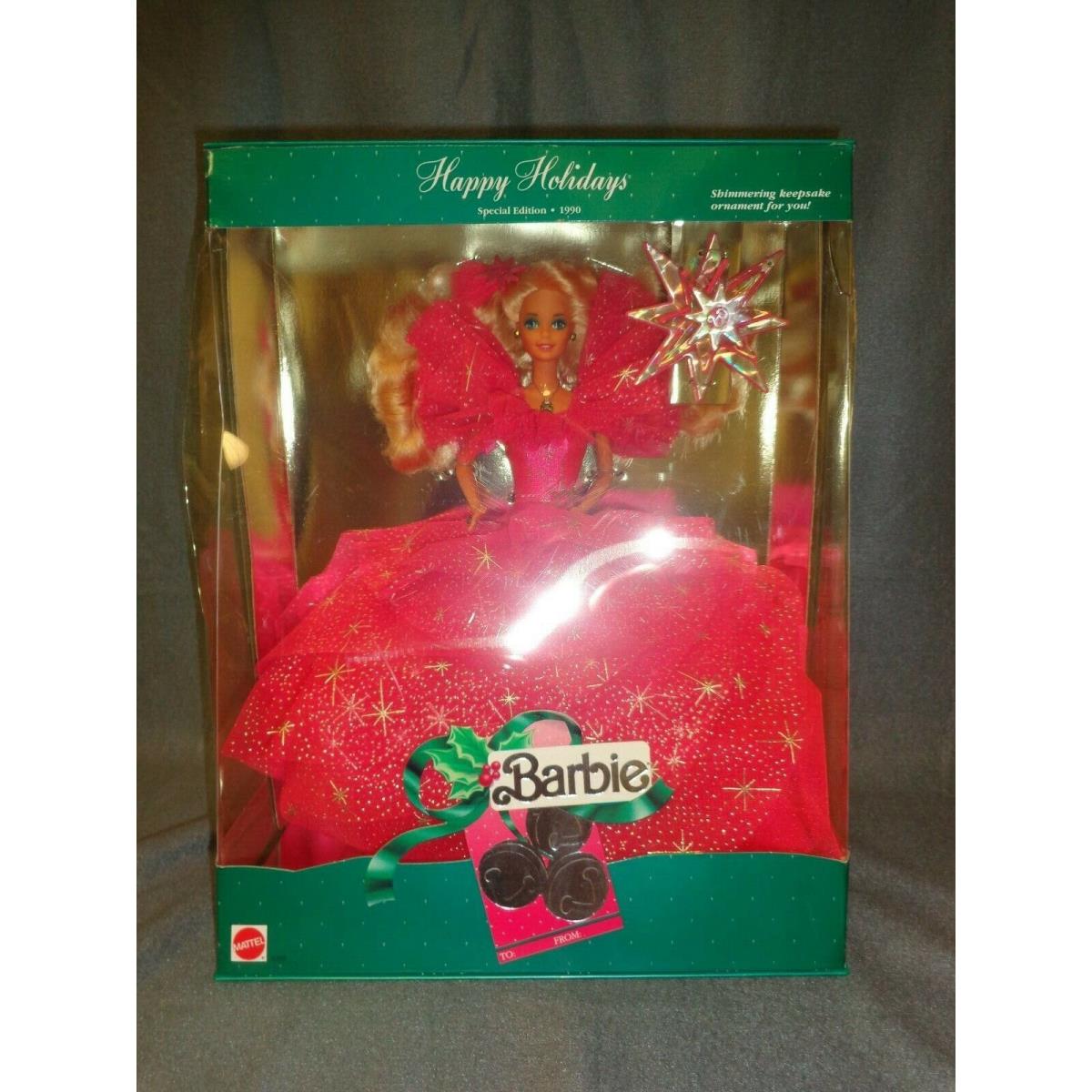 Mint Never Opened or Displayed Happy Holidays 1990 Barbie Rare Sparkle