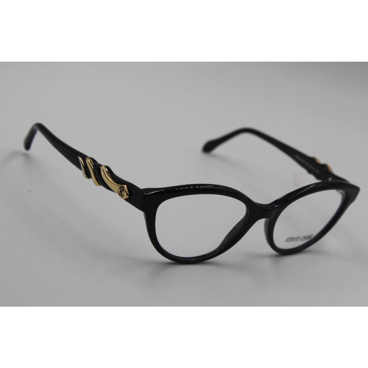 Roberto Cavalli Eyeglasses Asterope Black 843 005 Frames RX 52-18