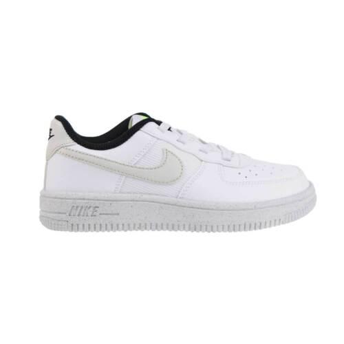 Nike Force 1 Crater NN PS Little Kids` Shoes White-light Bone-black dh8696-101 - White-Light Bone-Black