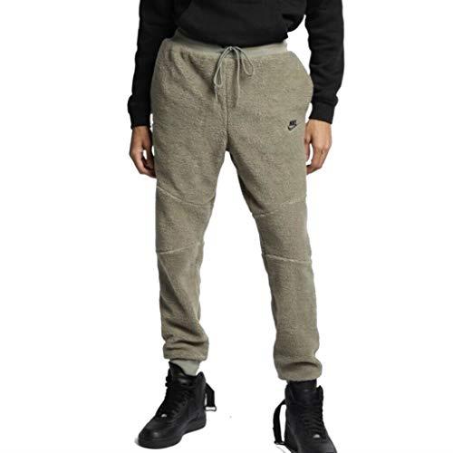 Nike Men`s Tech Icon Sherpa Fleece Jogger Green AQ2769-004