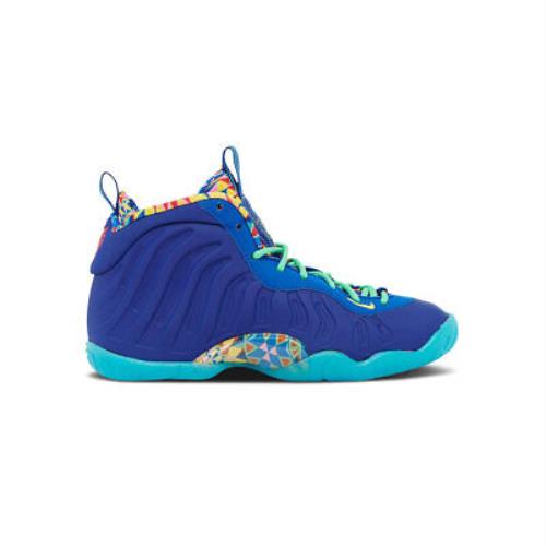 Nike Kid`s Little Posite One GS Kaleidoscope DZ5190-400 - Blue
