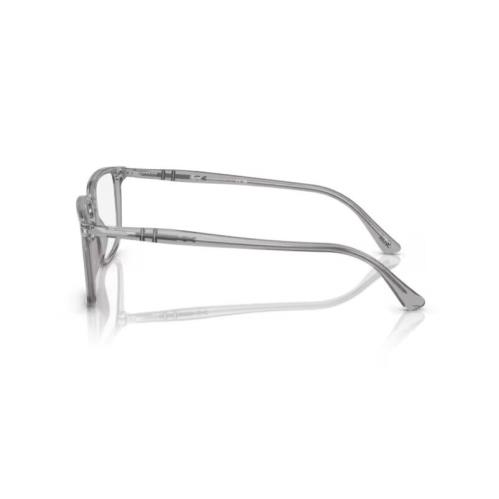 Persol 0PO3275V 309 Transparent Grey Rectangular Unisex Eyeglasses