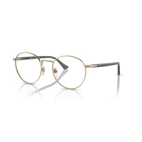 Persol 0PO1008V 515 Gold/dusty Blue Round Unisex Eyeglasses