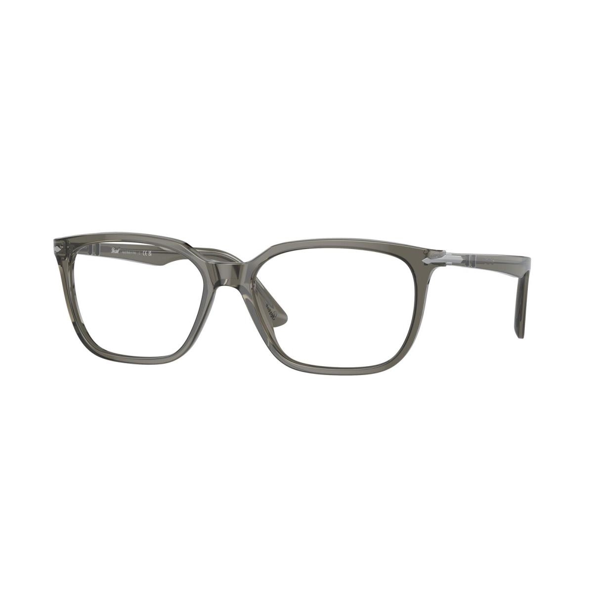 Persol PO3298V 1103 Taupe Grey Transparent Demo Lens 54 mm Men`s Eyeglasses