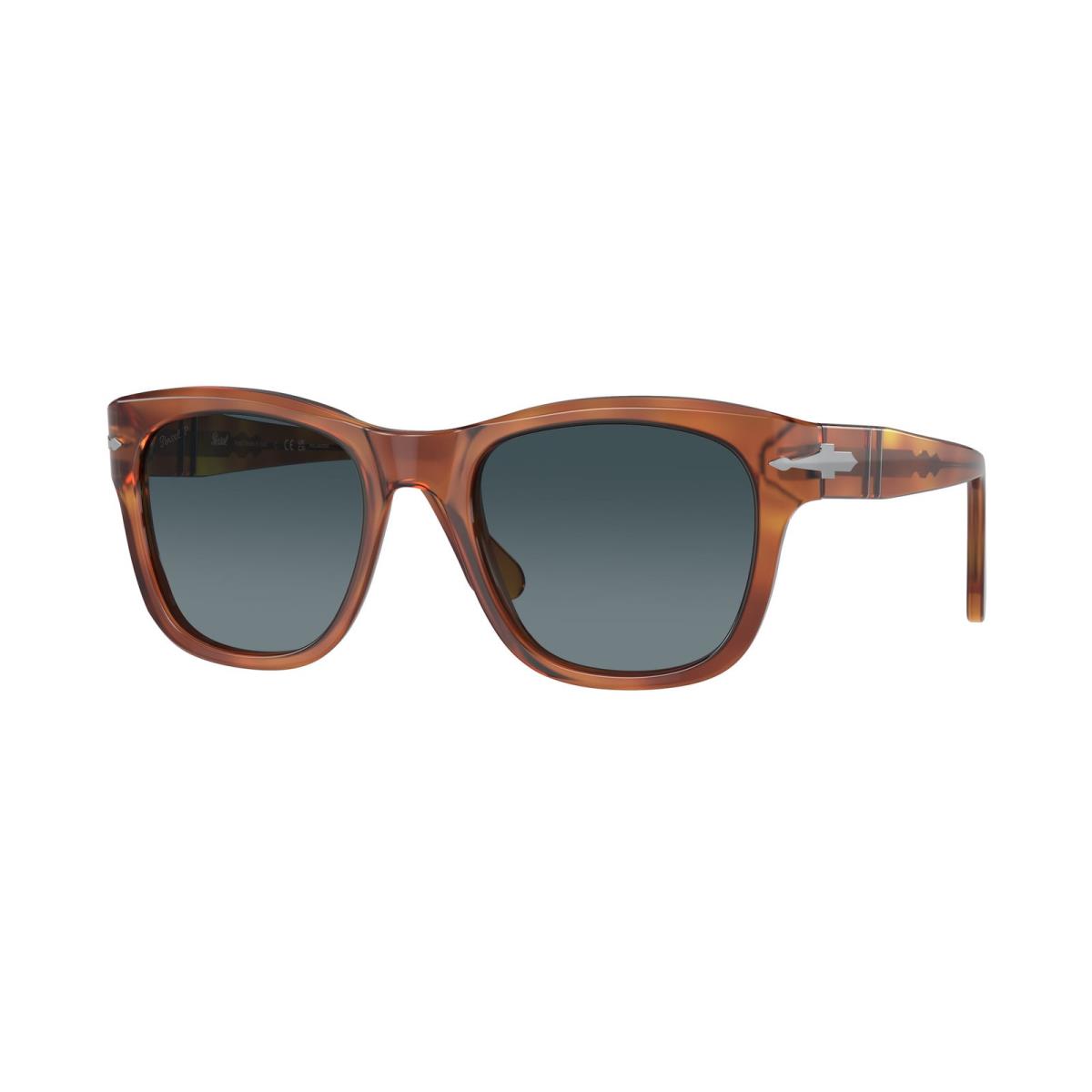 Persol PO3313S 96 S3 Terra Di Siena Blue Grad Polarized 52 mm Unisex Sunglasses