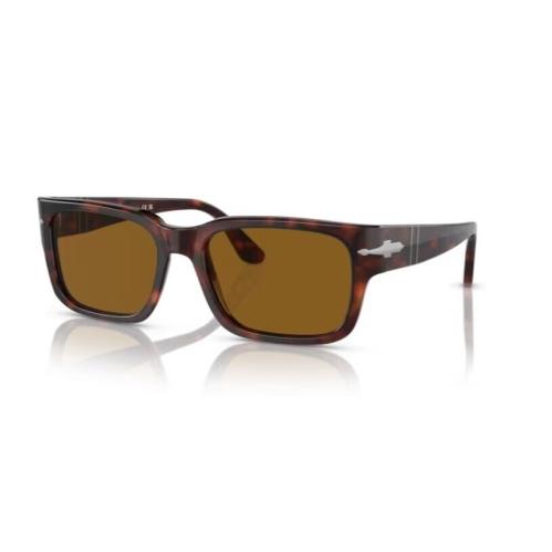 Persol 0PO3315S 24/33 Havana/brown Rectangular Men`s Sunglasses