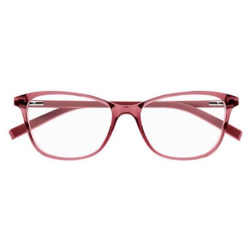 Puma PJ0033O Eyeglasses Kids Pink/brown Cat Eye 49mm