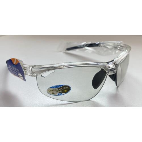 Tifosi Mens Veloce Sunglasses Crystal Clear 150 mm US
