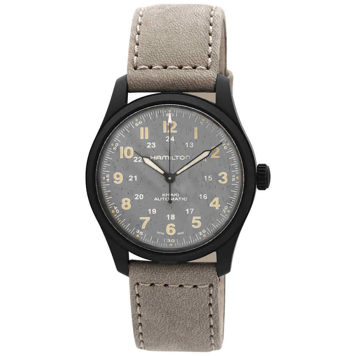 Hamilton Khaki Field Automatic Grey Dial Men`s Watch H70215880