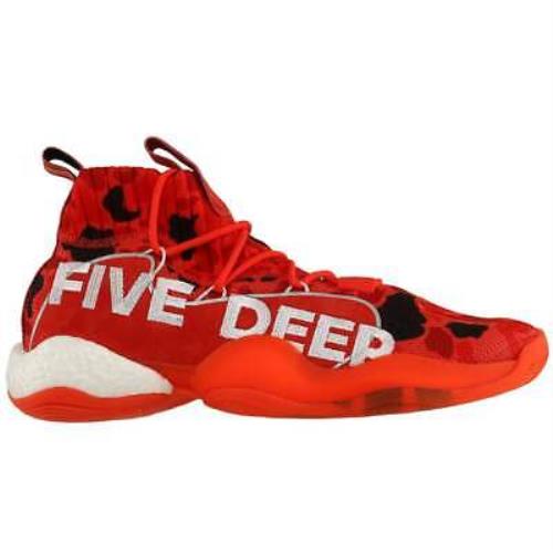 Adidas Crazy Byw X Wall Way High Top Mens Red Sneakers Casual Shoes EE9060 - Red